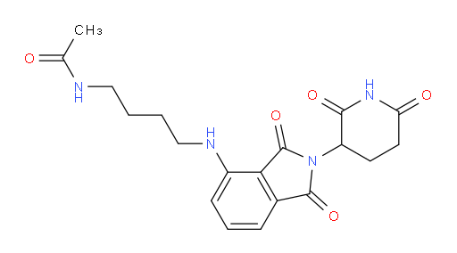 N-(4-((2-(2,6-dioxopiperidin-3-yl)-1,3-dioxoisoindolin-4-yl)amino)butyl)acetamide