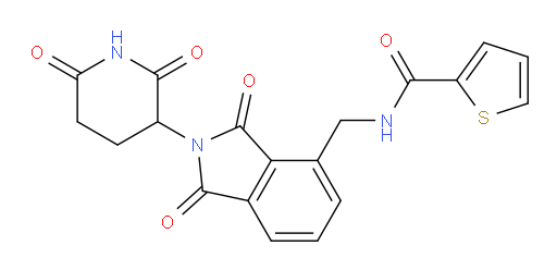 N-((2-(2,6-dioxopiperidin-3-yl)-1,3-dioxoisoindolin-4-yl)methyl)thiophene-2-carboxamide