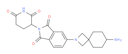 5-(7-amino-2-azaspiro[3.5]nonan-2-yl)-2-(2,6-dioxopiperidin-3-yl)isoindoline-1,3-dione