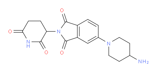 5-(4-aminopiperidin-1-yl)-2-(2,6-dioxopiperidin-3-yl)isoindoline-1,3-dione