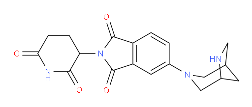 5-(3,6-diazabicyclo[3.2.1]octan-3-yl)-2-(2,6-dioxopiperidin-3-yl)isoindoline-1,3-dione