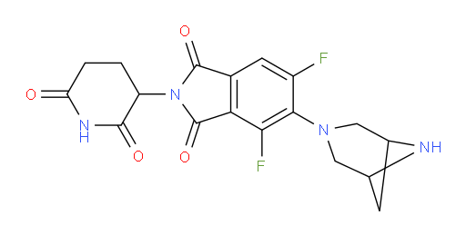 5-(3,6-diazabicyclo[3.1.1]heptan-3-yl)-2-(2,6-dioxopiperidin-3-yl)-4,6-difluoroisoindoline-1,3-dione