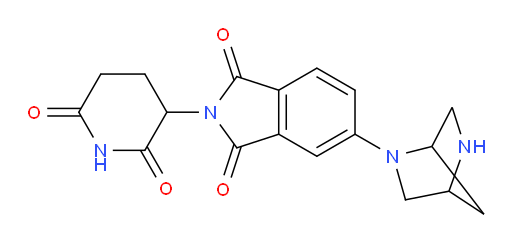 5-(2,5-diazabicyclo[2.2.1]heptan-2-yl)-2-(2,6-dioxopiperidin-3-yl)isoindoline-1,3-dione