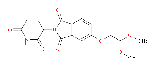 5-(2,2-dimethoxyethoxy)-2-(2,6-dioxopiperidin-3-yl)isoindoline-1,3-dione
