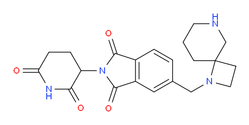 5-(1,6-diazaspiro[3.5]nonan-1-ylmethyl)-2-(2,6-dioxopiperidin-3-yl)isoindoline-1,3-dione