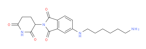 5-((6-aminohexyl)amino)-2-(2,6-dioxopiperidin-3-yl)isoindoline-1,3-dione