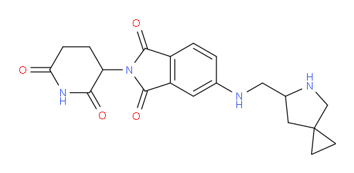 5-((5-azaspiro[2.4]heptan-6-ylmethyl)amino)-2-(2,6-dioxopiperidin-3-yl)isoindoline-1,3-dione