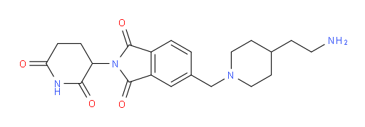 5-((4-(2-aminoethyl)piperidin-1-yl)methyl)-2-(2,6-dioxopiperidin-3-yl)isoindoline-1,3-dione