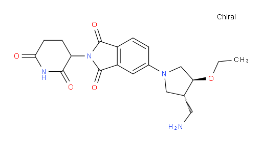 5-((3R,4S)-3-(aminomethyl)-4-ethoxypyrrolidin-1-yl)-2-(2,6-dioxopiperidin-3-yl)isoindoline-1,3-dione