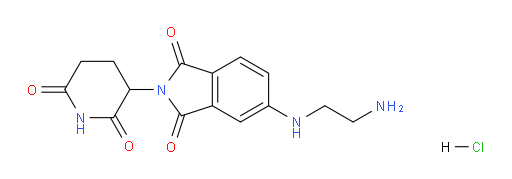5-((2-aminoethyl)amino)-2-(2,6-dioxopiperidin-3-yl)isoindoline-1,3-dione hydrochloride
