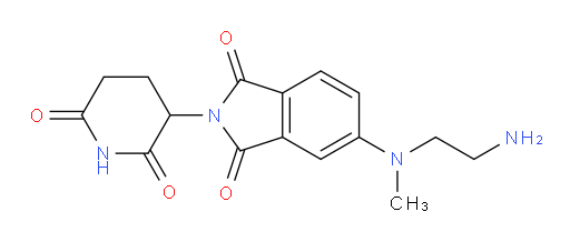 5-((2-aminoethyl)(methyl)amino)-2-(2,6-dioxopiperidin-3-yl)isoindoline-1,3-dione