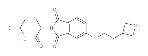 5-((2-(azetidin-3-yl)ethyl)amino)-2-(2,6-dioxopiperidin-3-yl)isoindoline-1,3-dione