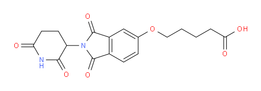 5-((2-(2,6-dioxopiperidin-3-yl)-1,3-dioxoisoindolin-5-yl)oxy)pentanoic acid