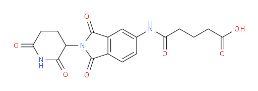 5-((2-(2,6-dioxopiperidin-3-yl)-1,3-dioxoisoindolin-5-yl)amino)-5-oxopentanoic acid