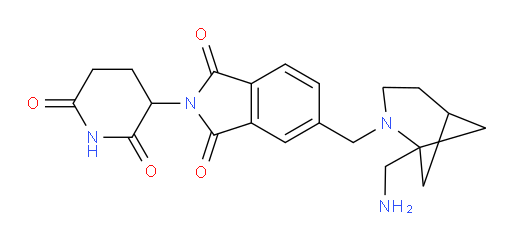5-((1-(aminomethyl)-2-azabicyclo[3.1.1]heptan-2-yl)methyl)-2-(2,6-dioxopiperidin-3-yl)isoindoline-1,3-dione