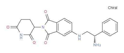 5-(((S)-2-amino-2-phenylethyl)amino)-2-(2,6-dioxopiperidin-3-yl)isoindoline-1,3-dione