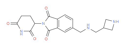 5-(((azetidin-3-ylmethyl)amino)methyl)-2-(2,6-dioxopiperidin-3-yl)isoindoline-1,3-dione