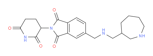 5-(((azepan-3-ylmethyl)amino)methyl)-2-(2,6-dioxopiperidin-3-yl)isoindoline-1,3-dione