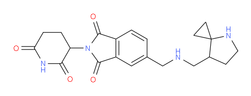 5-(((4-azaspiro[2.4]heptan-7-ylmethyl)amino)methyl)-2-(2,6-dioxopiperidin-3-yl)isoindoline-1,3-dione