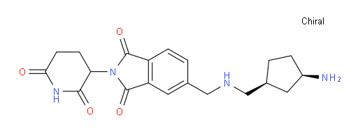 5-(((((1S,3R)-3-aminocyclopentyl)methyl)amino)methyl)-2-(2,6-dioxopiperidin-3-yl)isoindoline-1,3-dione