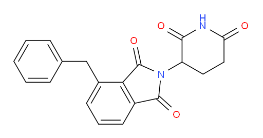 4-benzyl-2-(2,6-dioxopiperidin-3-yl)isoindoline-1,3-dione