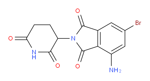 4-amino-6-bromo-2-(2,6-dioxopiperidin-3-yl)isoindoline-1,3-dione