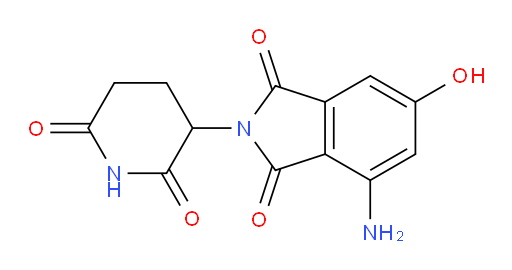 4-amino-2-(2,6-dioxopiperidin-3-yl)-6-hydroxyisoindoline-1,3-dione