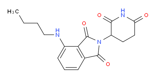 4-(butylamino)-2-(2,6-dioxopiperidin-3-yl)isoindoline-1,3-dione