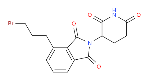 4-(3-bromopropyl)-2-(2,6-dioxopiperidin-3-yl)isoindoline-1,3-dione