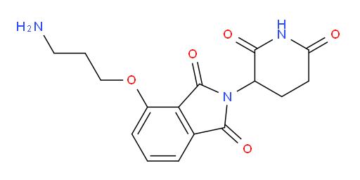 4-(3-aminopropoxy)-2-(2,6-dioxopiperidin-3-yl)isoindoline-1,3-dione