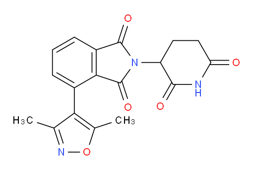 4-(3,5-dimethylisoxazol-4-yl)-2-(2,6-dioxopiperidin-3-yl)isoindoline-1,3-dione