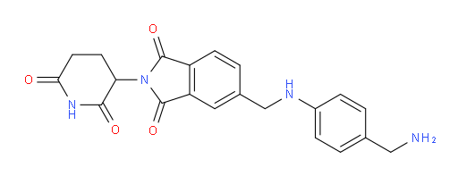 5-(((4-(aminomethyl)phenyl)amino)methyl)-2-(2,6-dioxopiperidin-3-yl)isoindoline-1,3-dione