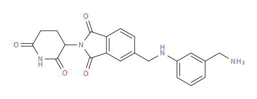 5-(((3-(aminomethyl)phenyl)amino)methyl)-2-(2,6-dioxopiperidin-3-yl)isoindoline-1,3-dione