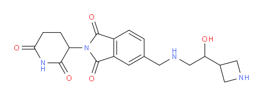 5-(((2-(azetidin-3-yl)-2-hydroxyethyl)amino)methyl)-2-(2,6-dioxopiperidin-3-yl)isoindoline-1,3-dione