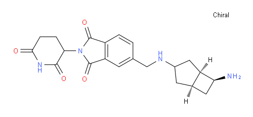 5-((((1S,5R,6S)-6-aminobicyclo[3.2.0]heptan-3-yl)amino)methyl)-2-(2,6-dioxopiperidin-3-yl)isoindoline-1,3-dione