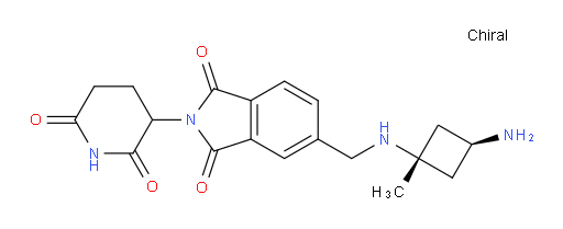 5-((((1r,3r)-3-amino-1-methylcyclobutyl)amino)methyl)-2-(2,6-dioxopiperidin-3-yl)isoindoline-1,3-dione