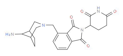 4-((8-amino-3-azabicyclo[3.2.1]octan-3-yl)methyl)-2-(2,6-dioxopiperidin-3-yl)isoindoline-1,3-dione