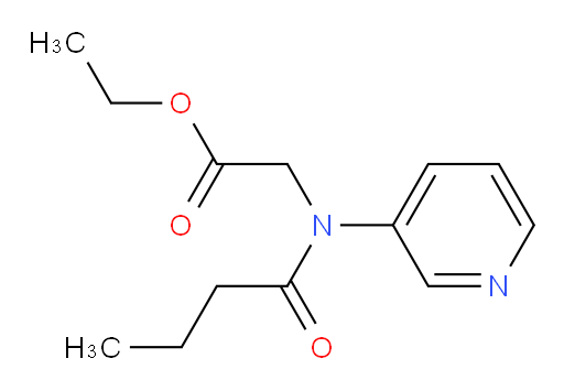 ethyl 2-(N-(pyridin-3-yl)butyramido)acetate