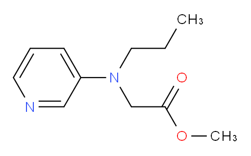 methyl 2-(propyl(pyridin-3-yl)amino)acetate