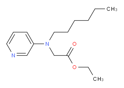 ethyl 2-(hexyl(pyridin-3-yl)amino)acetate