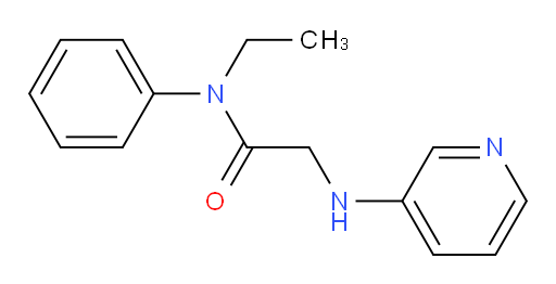 N-ethyl-N-phenyl-2-(pyridin-3-ylamino)acetamide