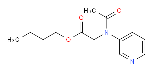 butyl 2-(N-(pyridin-3-yl)acetamido)acetate