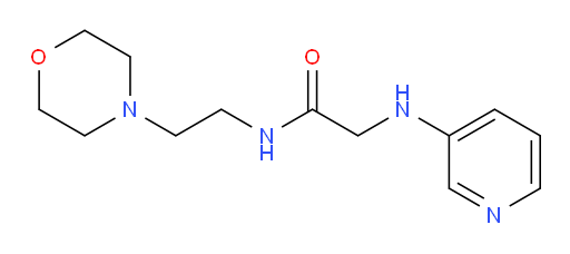 N-(2-morpholinoethyl)-2-(pyridin-3-ylamino)acetamide