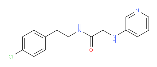 N-(4-chlorophenethyl)-2-(pyridin-3-ylamino)acetamide