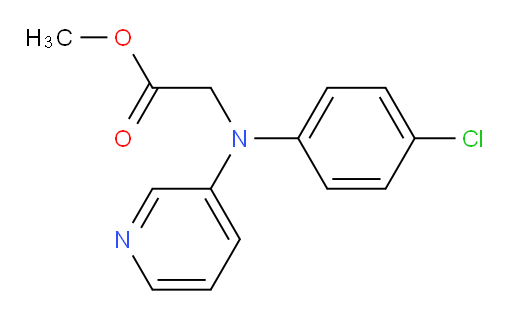 methyl 2-((4-chlorophenyl)(pyridin-3-yl)amino)acetate