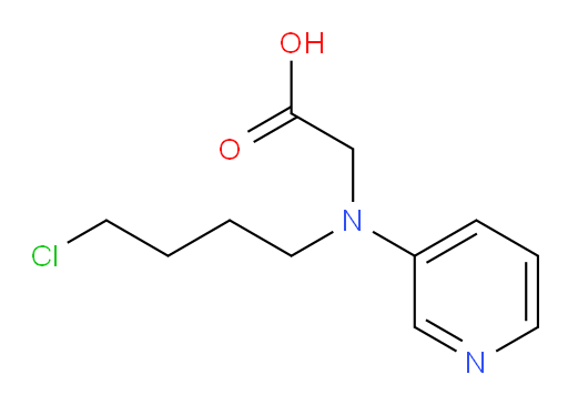 2-((4-chlorobutyl)(pyridin-3-yl)amino)acetic acid