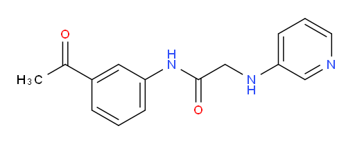 N-(3-acetylphenyl)-2-(pyridin-3-ylamino)acetamide