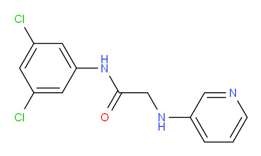 N-(3,5-dichlorophenyl)-2-(pyridin-3-ylamino)acetamide
