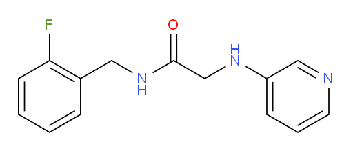 N-(2-fluorobenzyl)-2-(pyridin-3-ylamino)acetamide