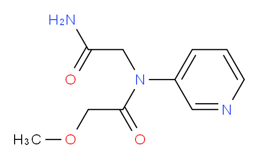 N-(2-amino-2-oxoethyl)-2-methoxy-N-(pyridin-3-yl)acetamide